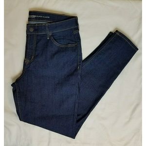 Old Navy Mid-rise Super Skinny Jeans Dark Rinse 12